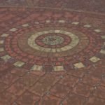 Klinkersteinboden vorher