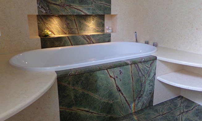 Marmor Granit Wandverkleidung Badezimmer