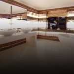 Onyx hinterleuchtet Badezimmer