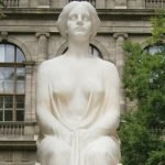 Marmor Statue nachher